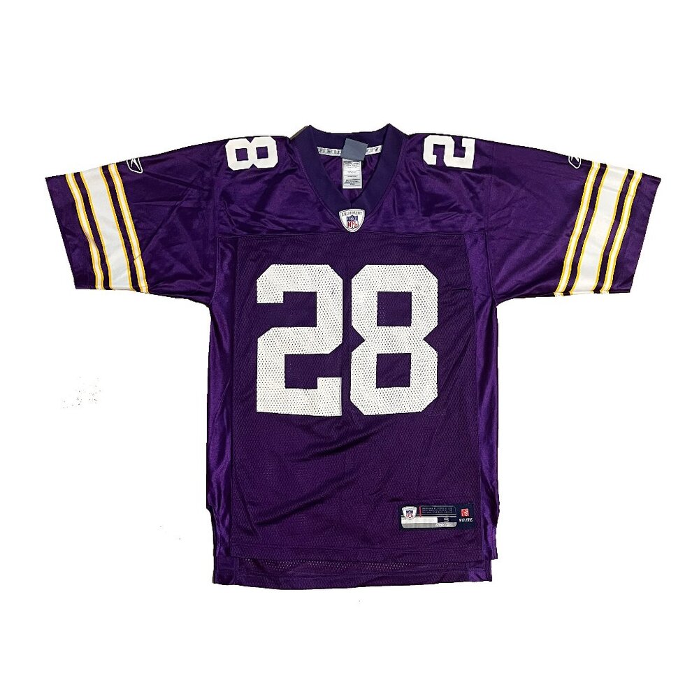 Reebok Throwback Edition Adrian Peterson Minnesota Vikings NFL Jersey #28 Size S